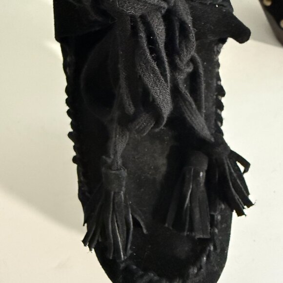 Flogg Black Suede Platform Clogs | Women’s 6.5 - Picture 9 of 11